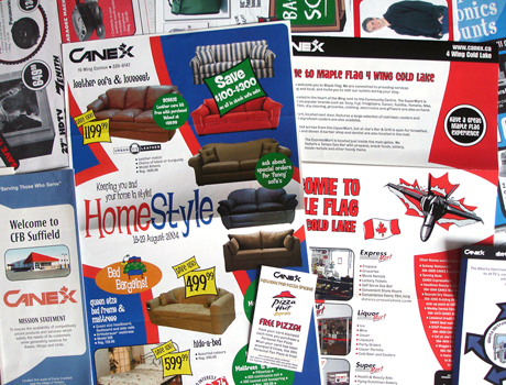 Flyers / Brochures / POP / Newspaper Ads - CANEX