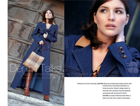 Fashion Spread - Denim Talks for SUSSEX Clothing